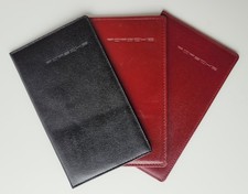 Porsche Schecktaschen-Mappen - 3er-Set - Telefon- / Adress-Register ... - 1970er