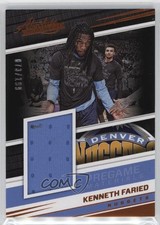 2017-18 Panini Absolute Pre-Game Materials /199 Kenneth Faried #PG-KFD 12jy