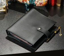 Leather cover A5 notebook. Just leather cover A5 for notebook with binder.
