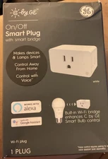 GE Cync Indoor Smart Plug | Alexa + Google Home WiFi Smart Outlet Voice Control