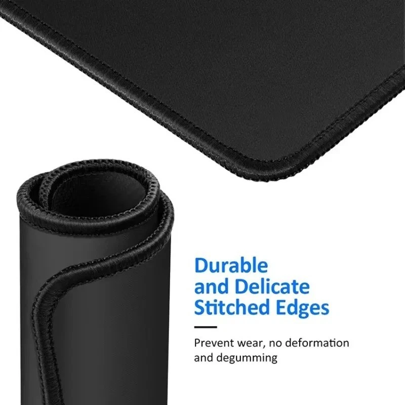 3X Non-Slip Mouse Pad Stitched Edge PC Laptop For Computer PC Gaming Rubber Base - Image 4 of 4