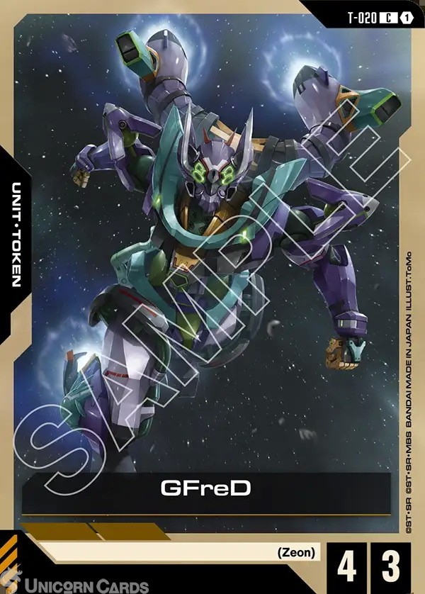 T-020 GFreD : C Gundam TCG Card : GD03: Steel Requiem