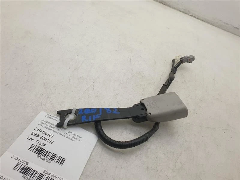 10 11 12 13 14 LEXUS RX450H LADO PASAJERO CINTURÓN SEGURIDAD DELANTERO HEBILLA MONTAJE Foto 3 de 4