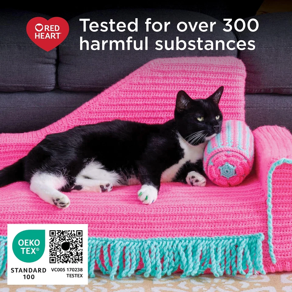 Hilo Red Heart Super Saver, paquete de 3, tonos verdes producto de oficina de 3 unidades Foto 3 de 4