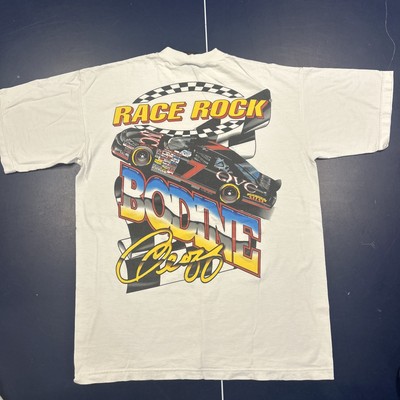 Vtg 90s Geoff Bodine Nascar XL T Shirt Auto Racing USA '94 #7 RACE ROCK   