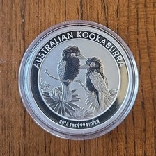 2013 Australia Silver Kookaburra 1 Oz BU