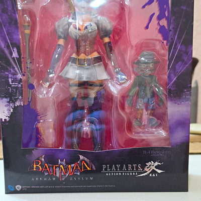 Square Enix Play Arts Kai Batman Arkham Asylum Harley Quinn Boxed Figure