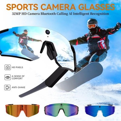 AI Smart Glasses Camera Bluetooth Open-Ear Audio | Oakley Meta Alternative