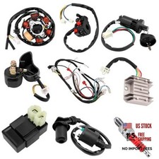 HOOTO Complete Wiring Harness kit for ATV Quad 4 Stroke 50cc 70cc 90cc 110cc