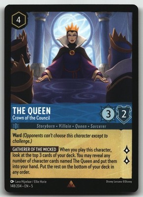 The Queen - Crown of the Council Rare Shimmering Skies 148/204 NM