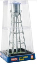 HO Scale Walthers 933-2826 City Water Tower - Built-ups -- Assembled - Silver
