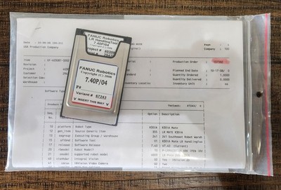 FANUC R-30iA Controller iRVision 2D LR HandlingTool Rel 7.40P/04 Software Kit (2