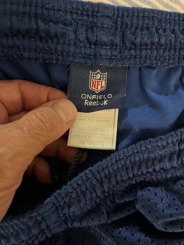 Retro Vintage 2003 Indianapolis Colts Shorts #63 Jeff Saturday Training Shorts - Picture 4 of 5