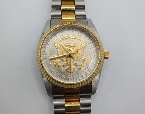 Bradford Exchange JFK Presidential 2009 half dollar Watch Quartz