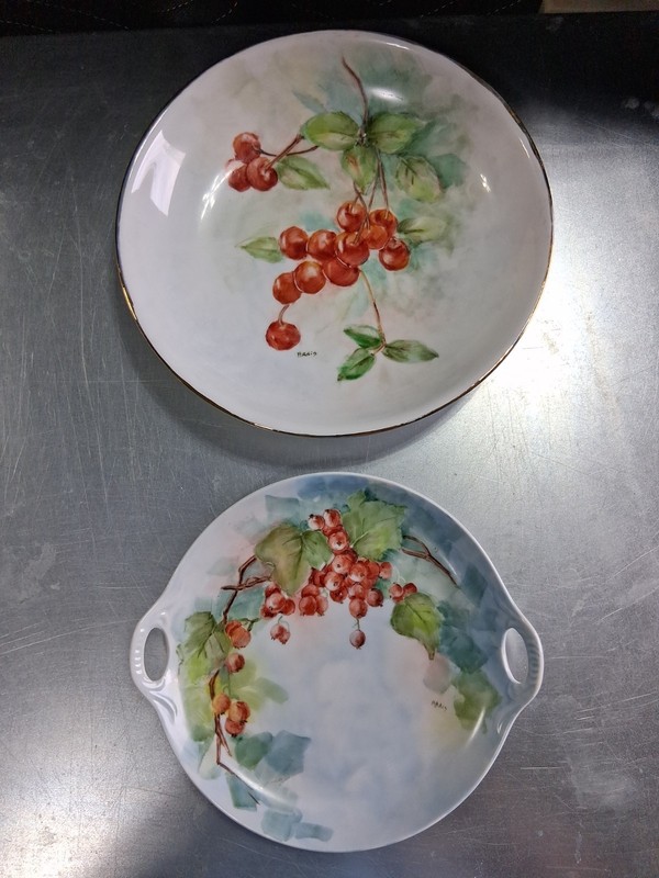 Antique Hutschenreuther Bowl And Dish