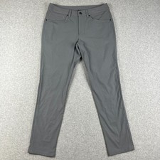 Lululemon ABC Slim Fit Commission Warpstreme Pants 30x29 Grey Stretch M5AD8S