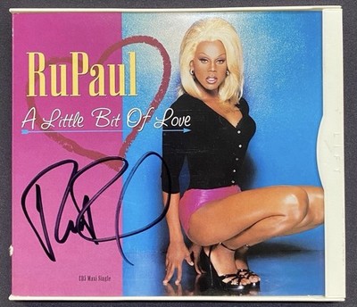 RuPaul SIGNED CD A Little Bit of Love Autographed