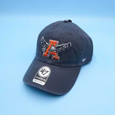 '47 Hat Mens One Size Clean Up Auburn Tigers Navy Blue Eagle Cotton Adjustable