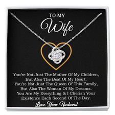 To My Wife Necklace, Gift For Wife, Anniversary Gift For Wife, Necklace For Wife