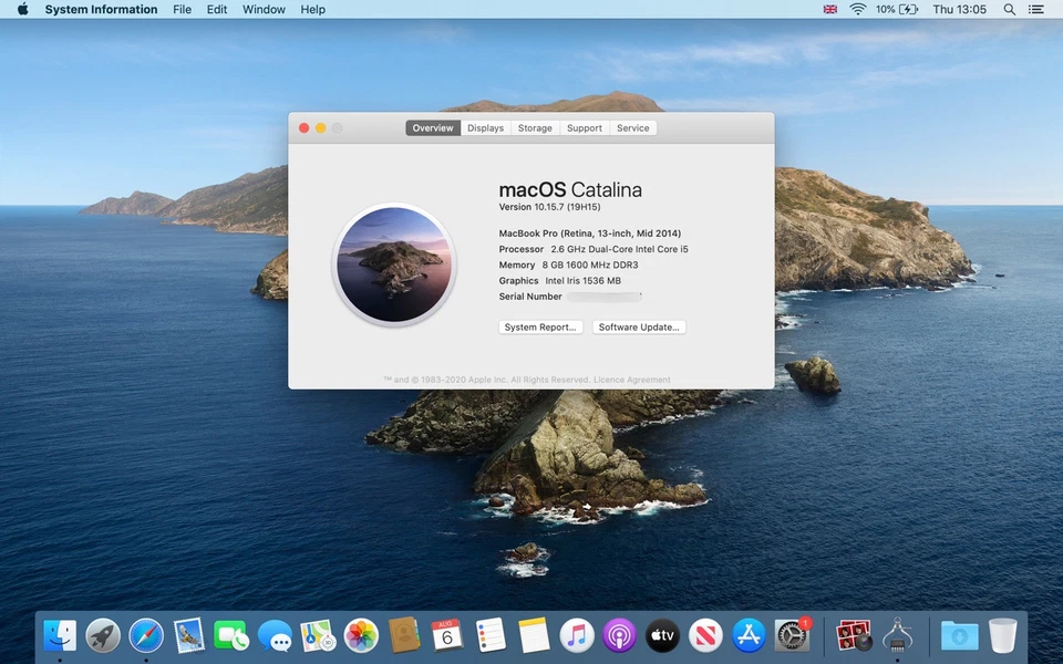 Apple MacBook 13.3'' (128GB SSD, Intel Core i5 4th Gen., 2.60GHz, 8GB) Laptop -, photo 2 of 5