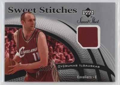 2006 Upper Deck Sweet Shot Stitches Memorabilia Zydrunas Ilgauskas #SS-ZI 1em1