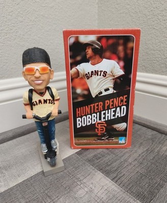 NEW San Francisco Giants Hunter Pence Riding Scooter PG&E Bobblehead 2014 SGA