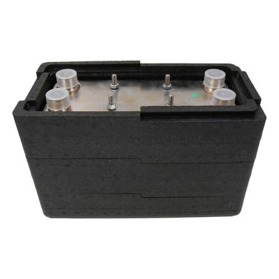 70 Plate 5''x12'' Brazed Plate Heat Exchanger [1-1/4'' MPT] w/ Insulation Kit