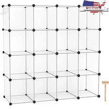 Modern Cube Organizer Storage Shelf Large Capacity Display Unit Home Office New