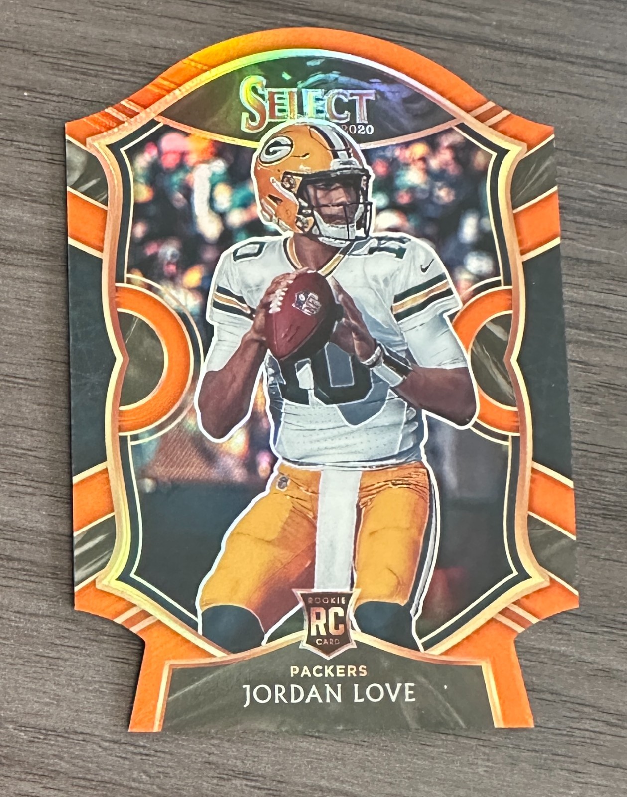 2020 Select Prizm Orange Die Cut #47 Jordan Love RC #X16358