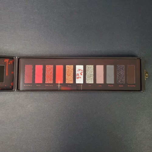 Lethal Cosmetics X Dexter Eye Shadow Pallet Limited Edition Blood Slide Box NIB - Picture 10 of 21