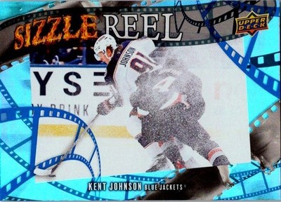 2025-26 UD Series 1 Sizzle Reel Kent Johnson #SR-12 Blue Jackets