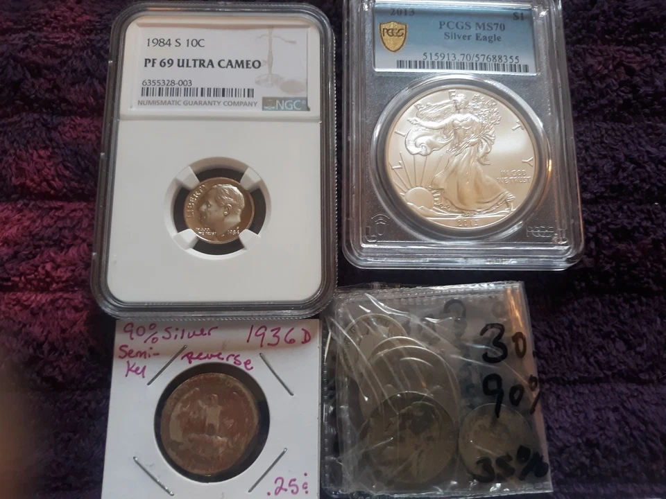 Old U.S Coins & 90% Silver Coins - Image 4 of 4