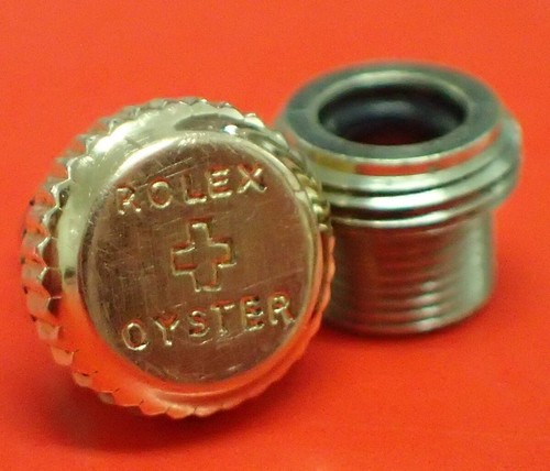 ROLEX Oyster tubo corona oro rosa 5,4 mm Bubbleback Oyster Royal 1 NB - Foto 6 di 7