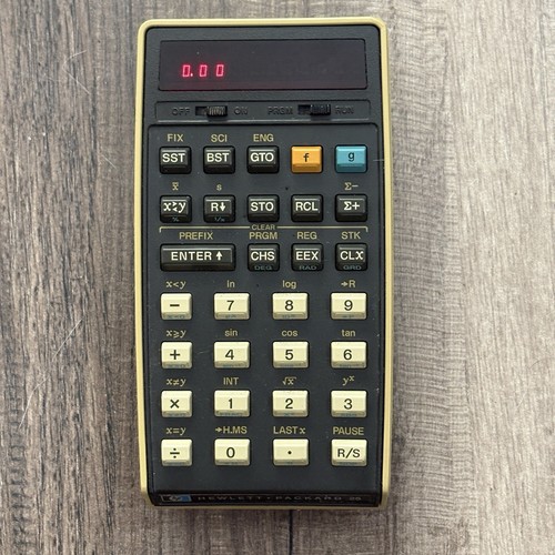 Vintage HP-25 Programmable Scientific Calculator with Case Works Great - Picture 2 of 13