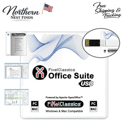 Office Suite 2026 on USB | MS Office Alternative Compatible with Office 2024 ...