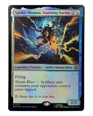 MTG | Spider-Woman, Stunning Savior | Marvel's Spider-Man | Foil | NM | EN