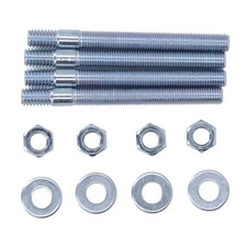 Carburetor Studs Kit, 3.5in Carburetor Studs Set Metal Carb Mounting Stud Kit...