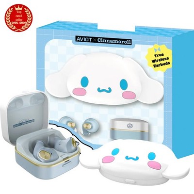SHIP SEP. Cinnamoroll Wireless Earbuds w/Special Voice EN&JP Sanrio AVIOT NEW