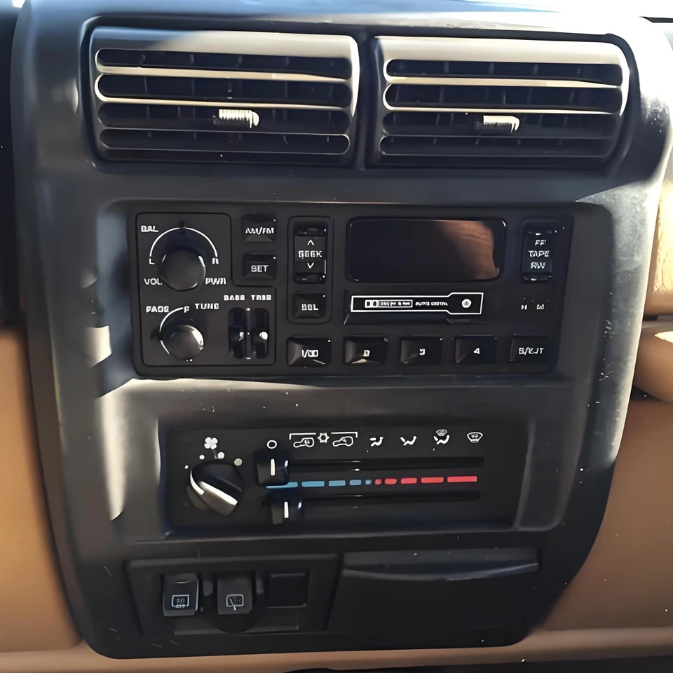 Radio estéreo para automóvil 6,8" Android 15 Carplay navegación GPS para Jeep Wrangler TJ 1997-2002 Foto 2 de 4