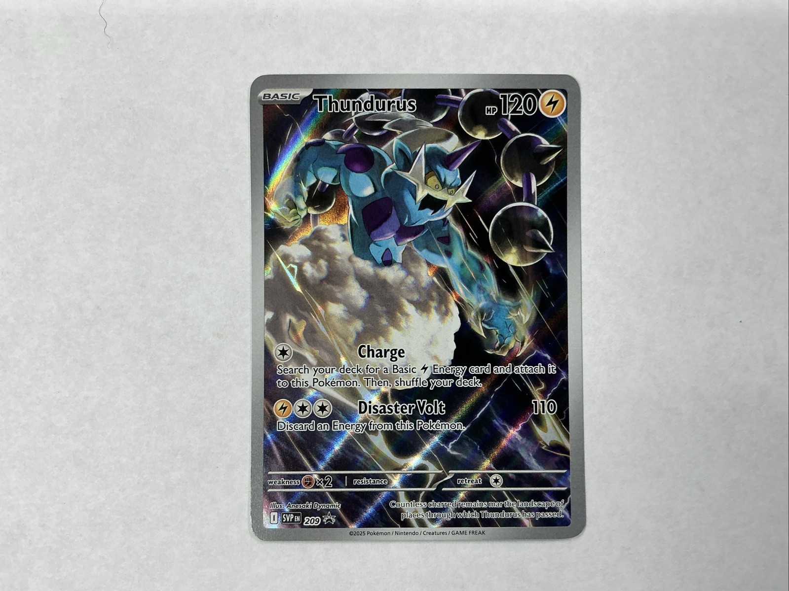 Pokemon - Thundurus - SVP 209 Sv Black Bolt Black Star Promo