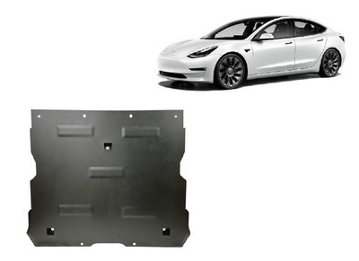 Stahl Unterfahrschutz für Frontmotor Elektromotor Tesla Y AWD (2020-2023)