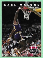 1992 Skybox U.S.A. Basketball NBA Best Game Karl Malone #49 Jazz👌