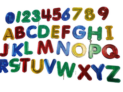 edx education transparent letters and numbers set, colorful homeschool material