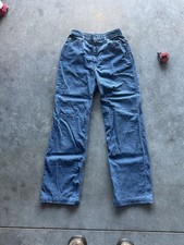 Vintage 70s Levi  s White Tab Blue Wide Leg Corduroy Pants Women's 4