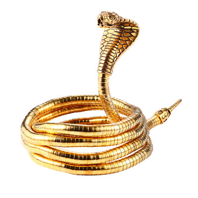 Gothic Bendable Cobra Snake Serpent Bracelet for Women Wrap Bracelet Flexible