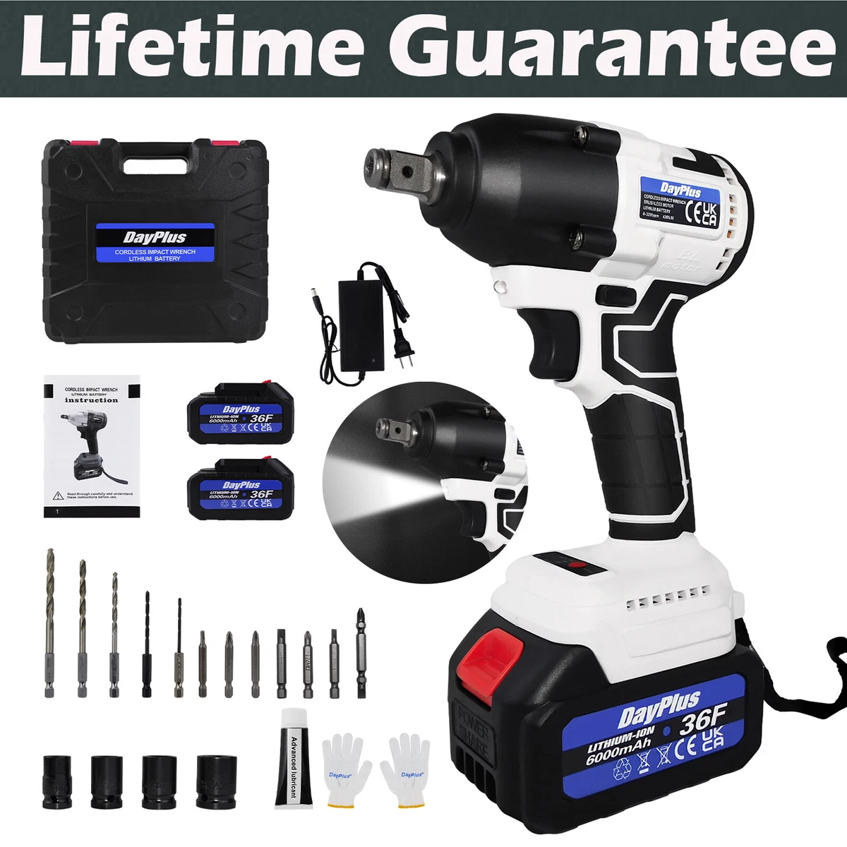 1 inch drive battery impact hot sale