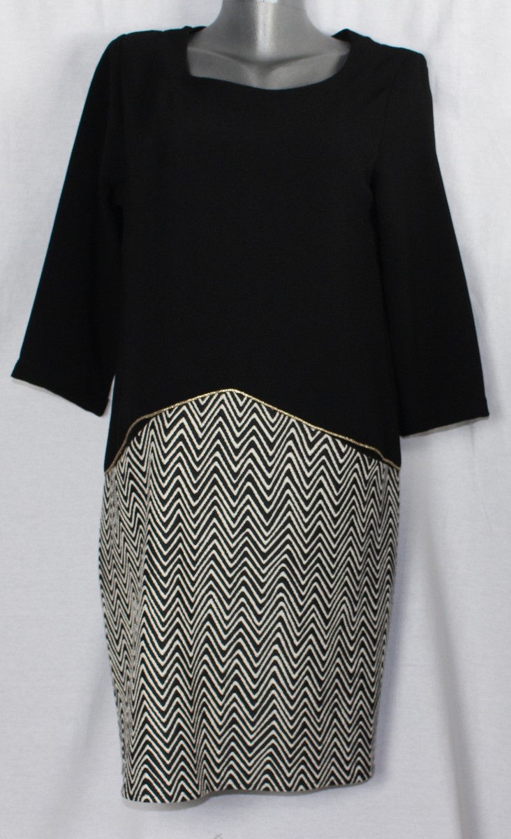 Robe Scarlet Roos Taille 3 Noire - 98% Polyester, 2% élasthanne, Occasion Très Bon état