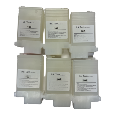 6 Empty Refillable Ink Cartridges For Canon ImagePROGRAF Ipf 670 680 685 770 780 785