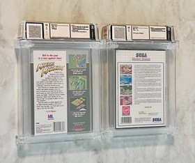 Marble Madness Nintendo 9.8 & Sega 9.6 WATA Top Pop Package Sealed CGC VGA cross