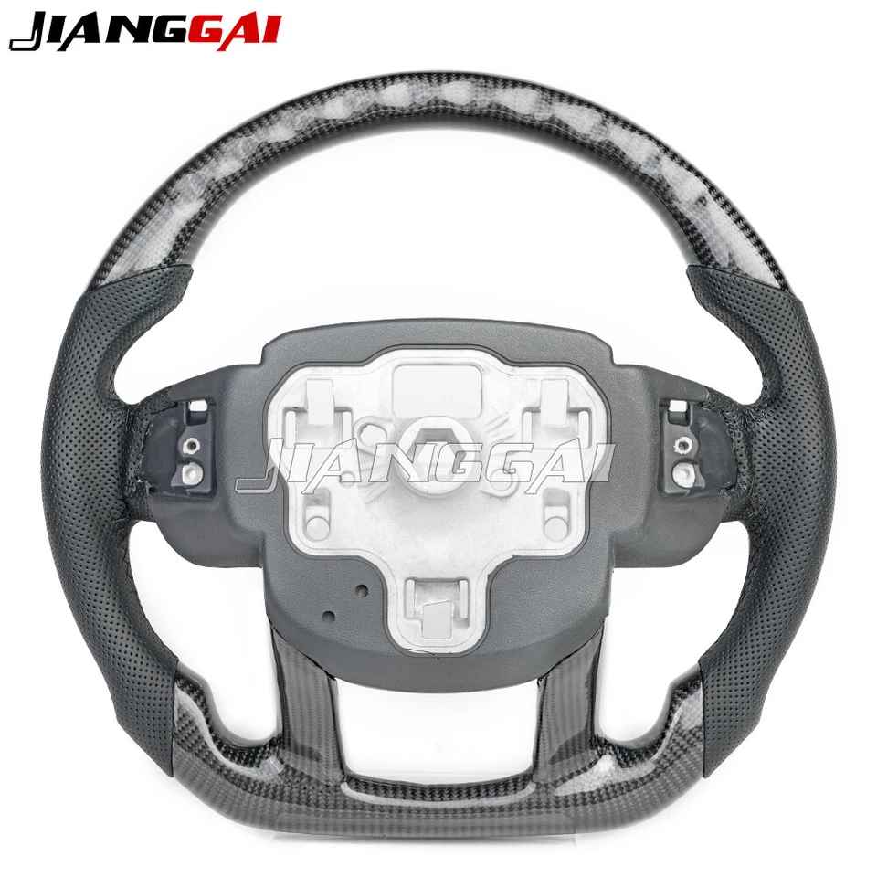 Руль из углеродного волокна подходит для LAND ROVER RANGE ROVER SPORT с подогревом 14-22 - Изображение 4 из 4